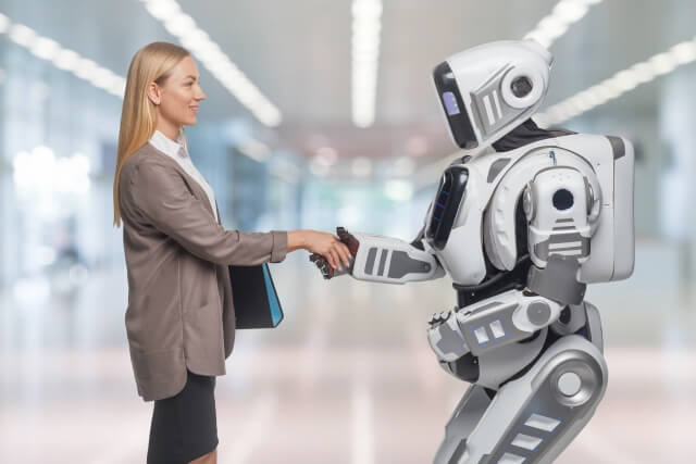 ロボットと女性②