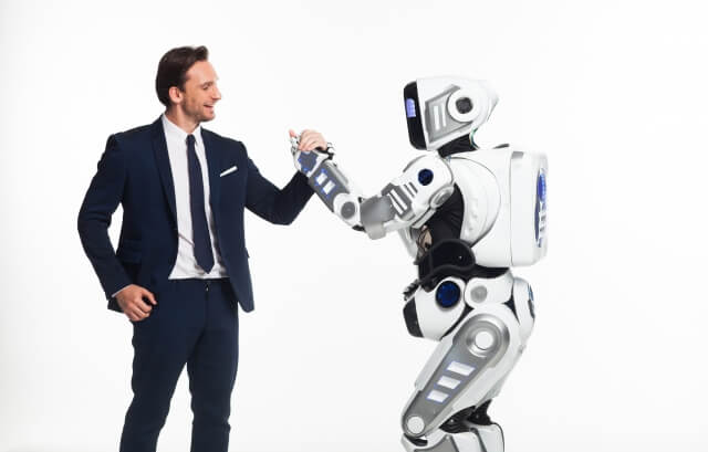 ロボットと男性①